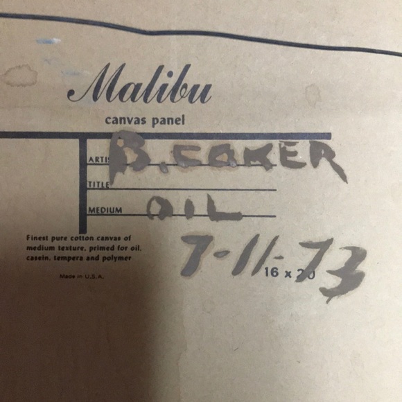 Bud Coker High Country Medium oil painting 1973 🖼️ - Picture 5 of 6